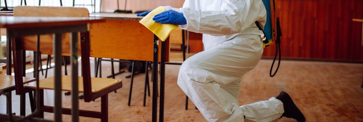 Pulizia e sanificazione nelle scuole